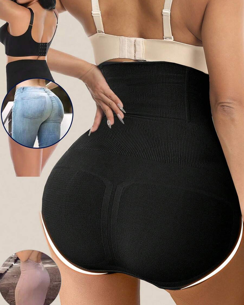 Women's Seamless High Waist Body Shaping Tummy Tuck Hip Lifting Panties