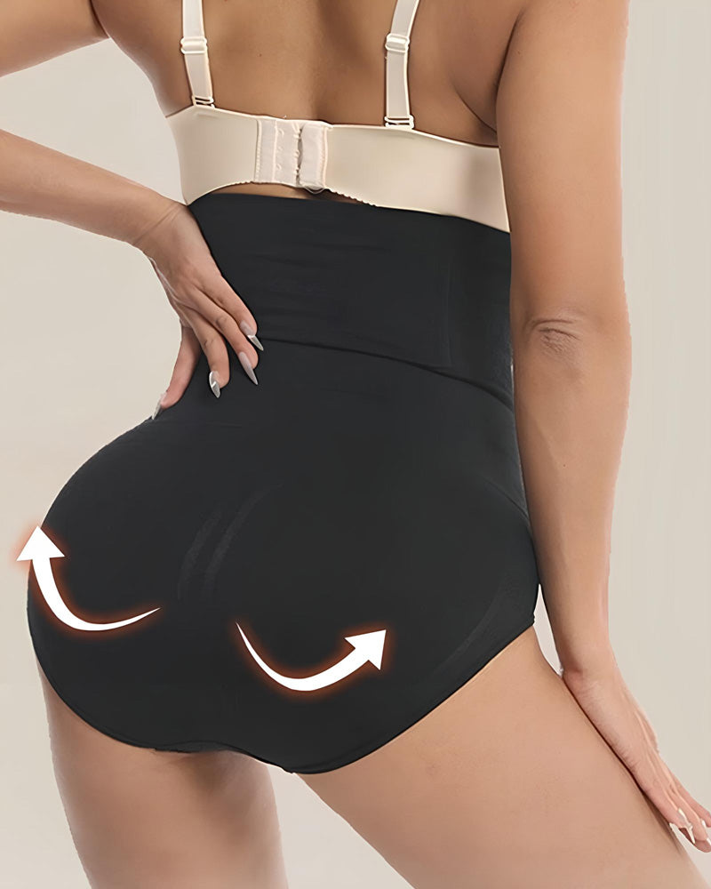 Women's Seamless High Waist Body Shaping Tummy Tuck Hip Lifting Panties