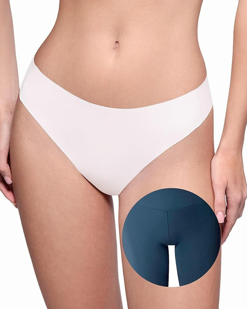 Women's Cameltoe Proof Seamless Shaping Thong Briefs