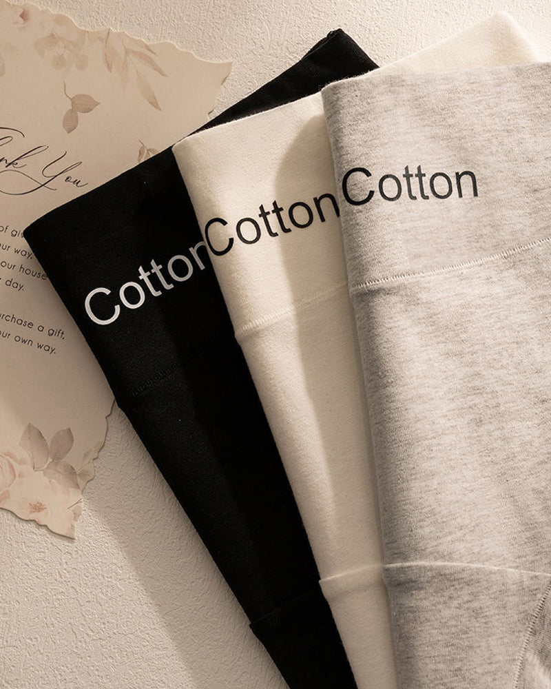 Women's Antibacterial Pure Cotton Seamless High Waist Comfortable Briefs