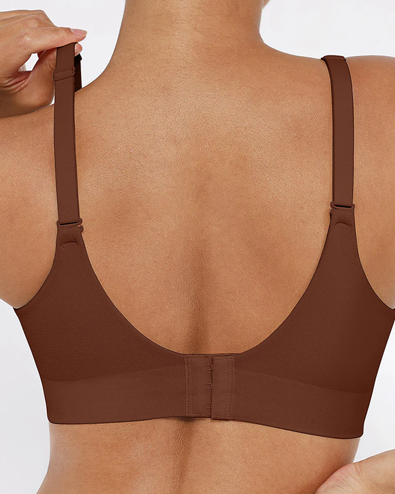Women's Wireless Push-Up Seamless Comfort Full Coverage Bra
