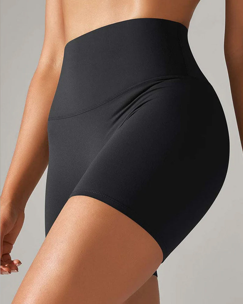 Women's Summer Thin Tummy Lifting Buttocks Sports Casual Yoga Shorts