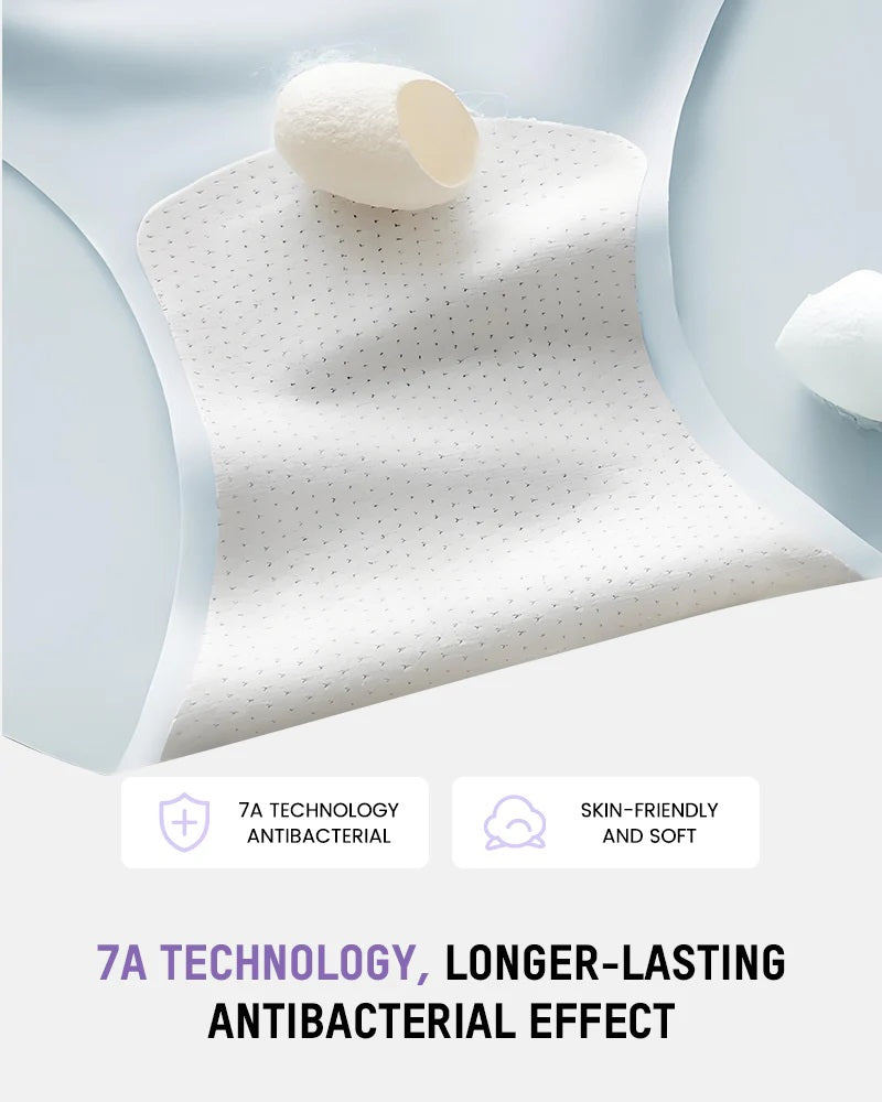 Women's Seamless Ice Silk High Waist Comfortable Underwear