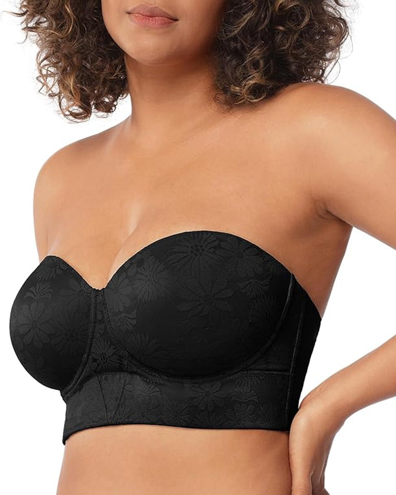 Women's Removable Adjustable Straps Full Body Support Lifting Bra