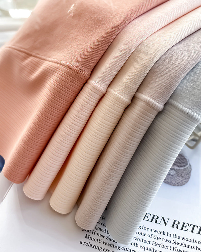 5-Pack Pure Cotton High Waist Seamless Antibacterial Breathable Crotch Briefs