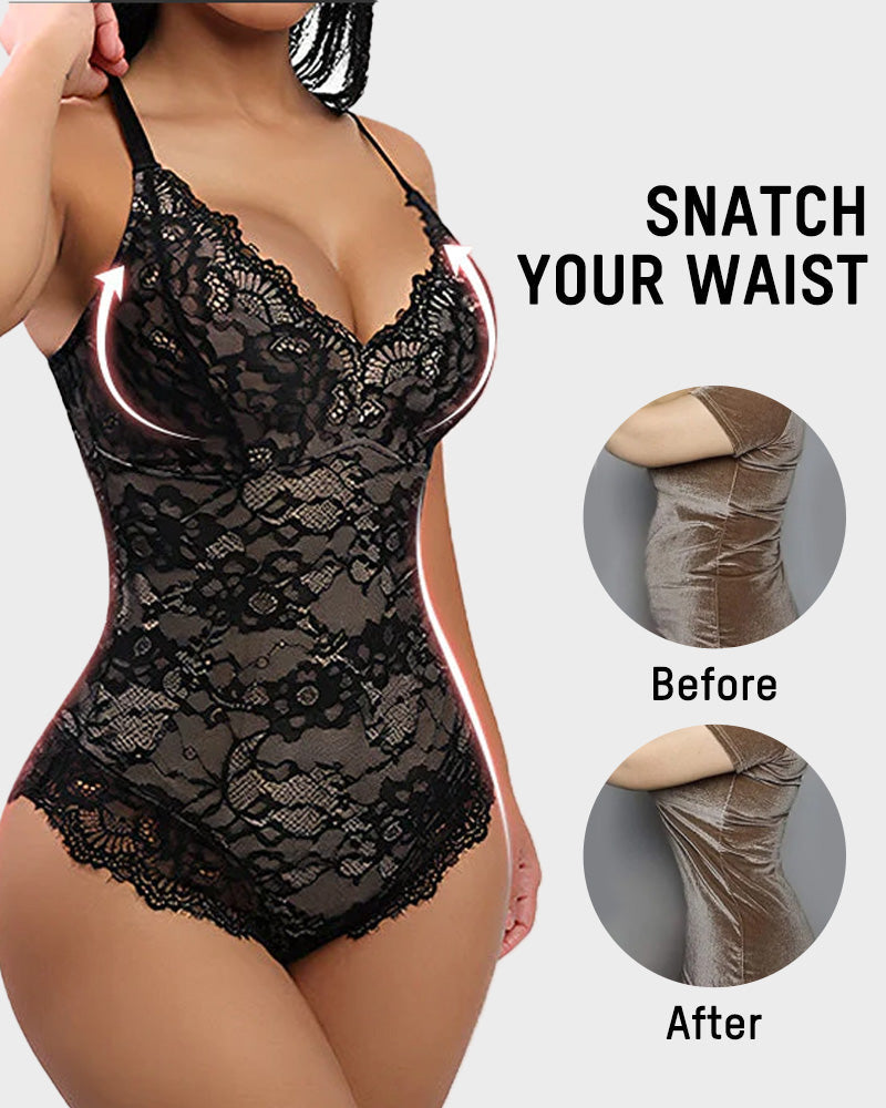 Shaping Lace Shapewear Bodysuit