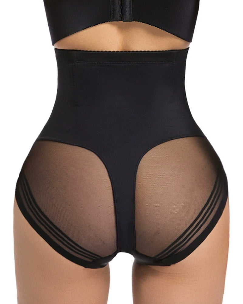 Women's Light Breathable Mesh Hip-Lifting and Tummy-Control Panties