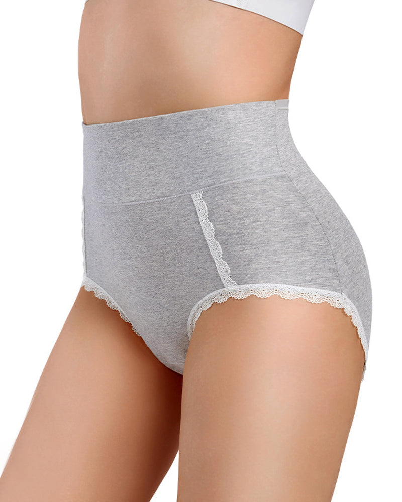 Women's Breathable Cotton High Waist Soft Panties