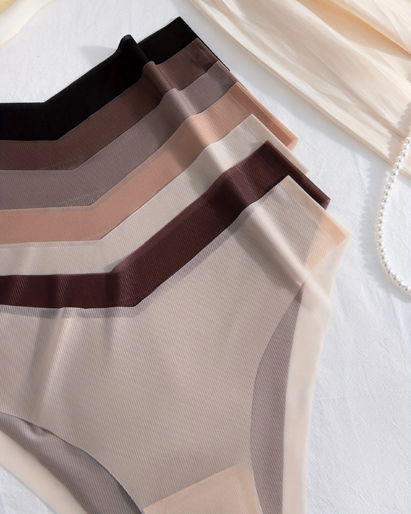 Women's Solid Color Quick-Drying Seamless Breathable Underwear