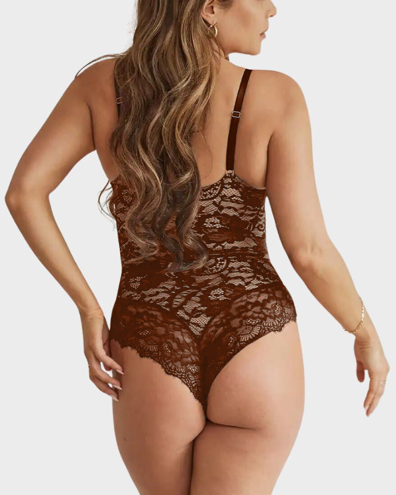 Shaping Lace Shapewear Bodysuit