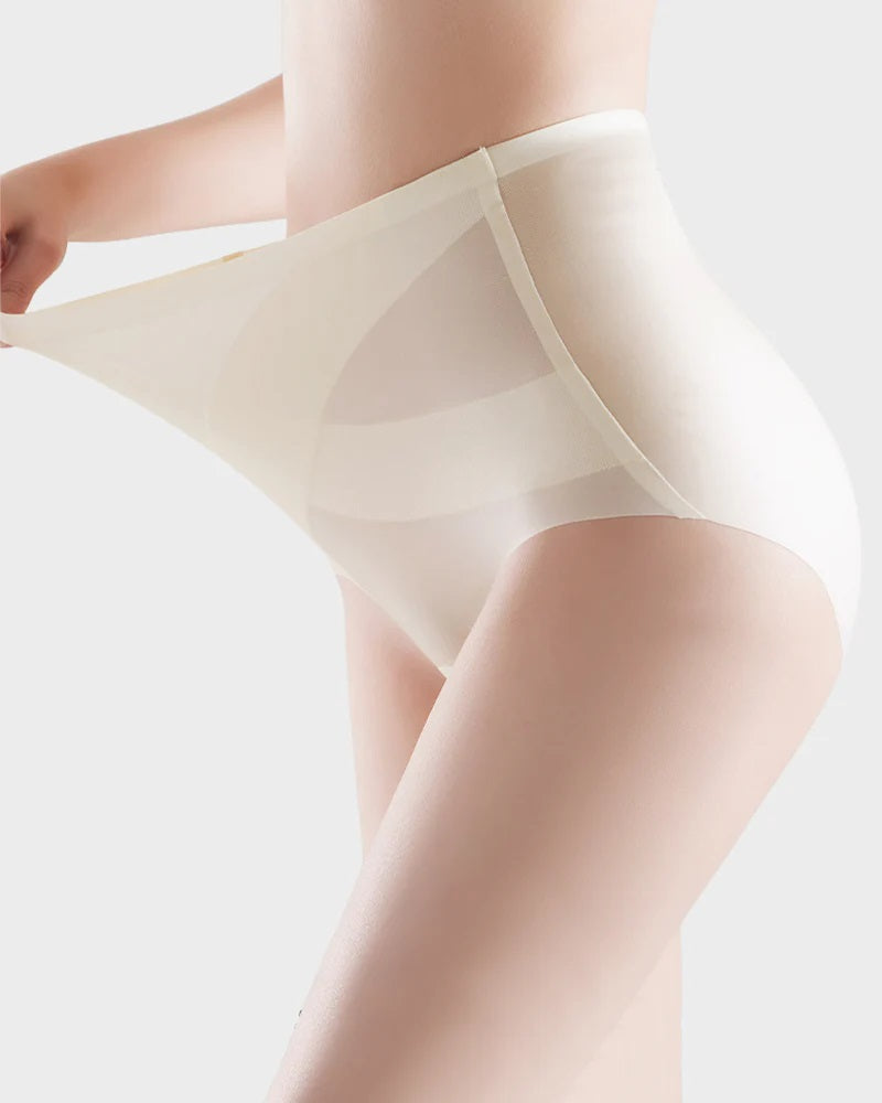 Women's Seamless Ice Silk High Waist Comfortable Underwear