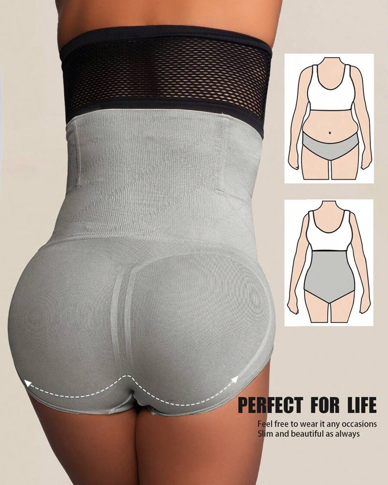 Women's Seamless High Waist Body Shaping Tummy Tuck Hip Lifting Panties
