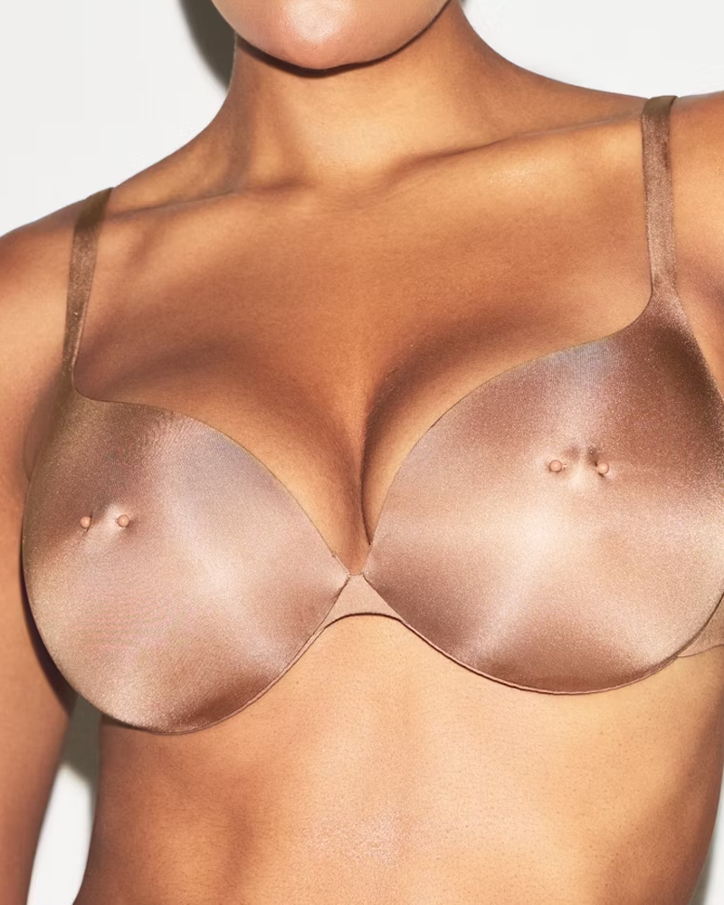 Women's Push-Up Pierced Nipple Bra
