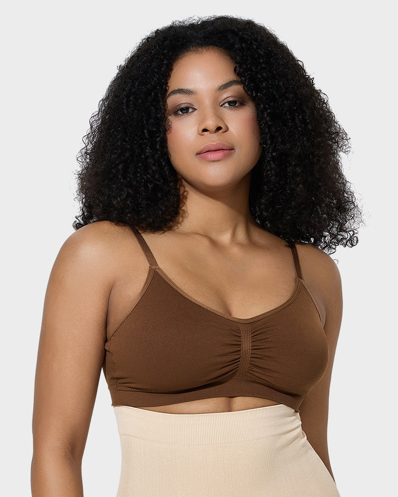 Floralshe®Full Coverage Non-Padded Wireless Sculpt Bra