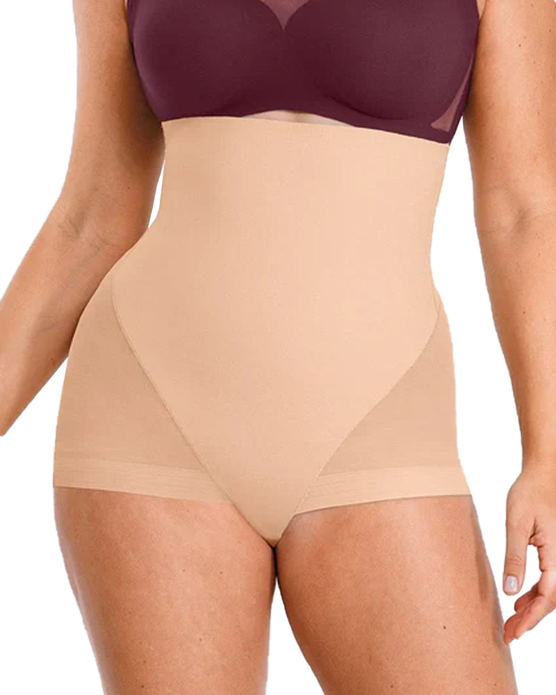 High-waisted Seamless Hip-lifting Shapewear Briefs