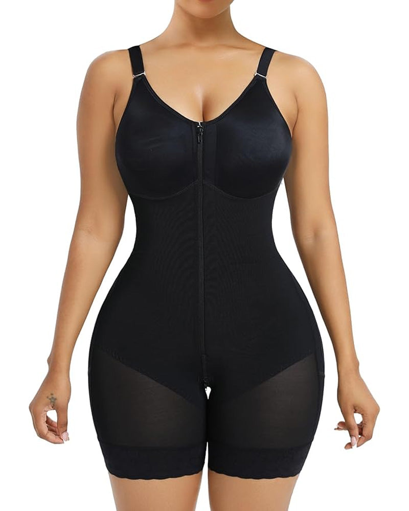 Women's Belly Tummy Lifting Butt Lifting Zipper Postpartum Body Shaper