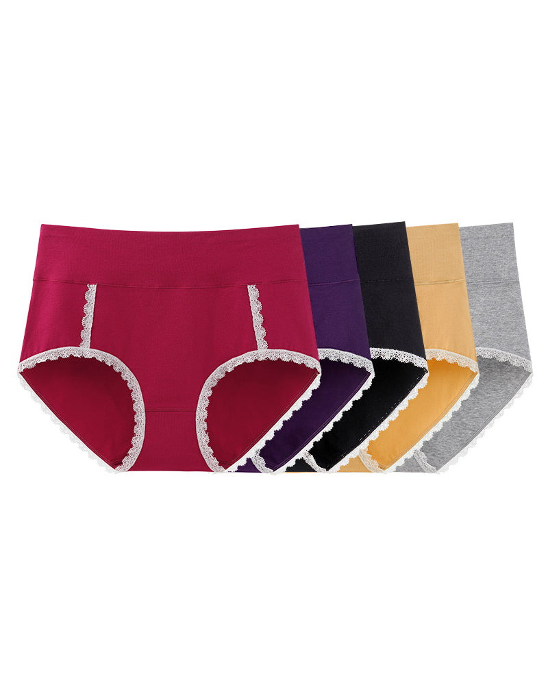 Women's Breathable Cotton High Waist Soft Panties