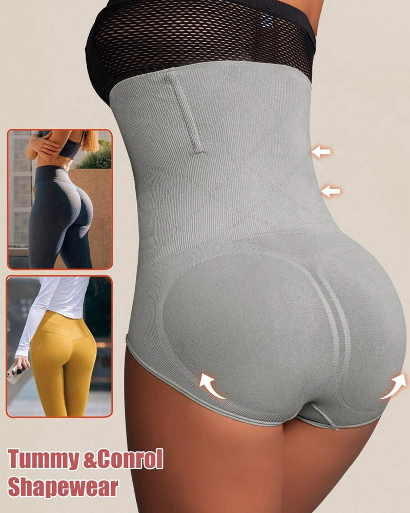 Women's Seamless High Waist Body Shaping Tummy Tuck Hip Lifting Panties