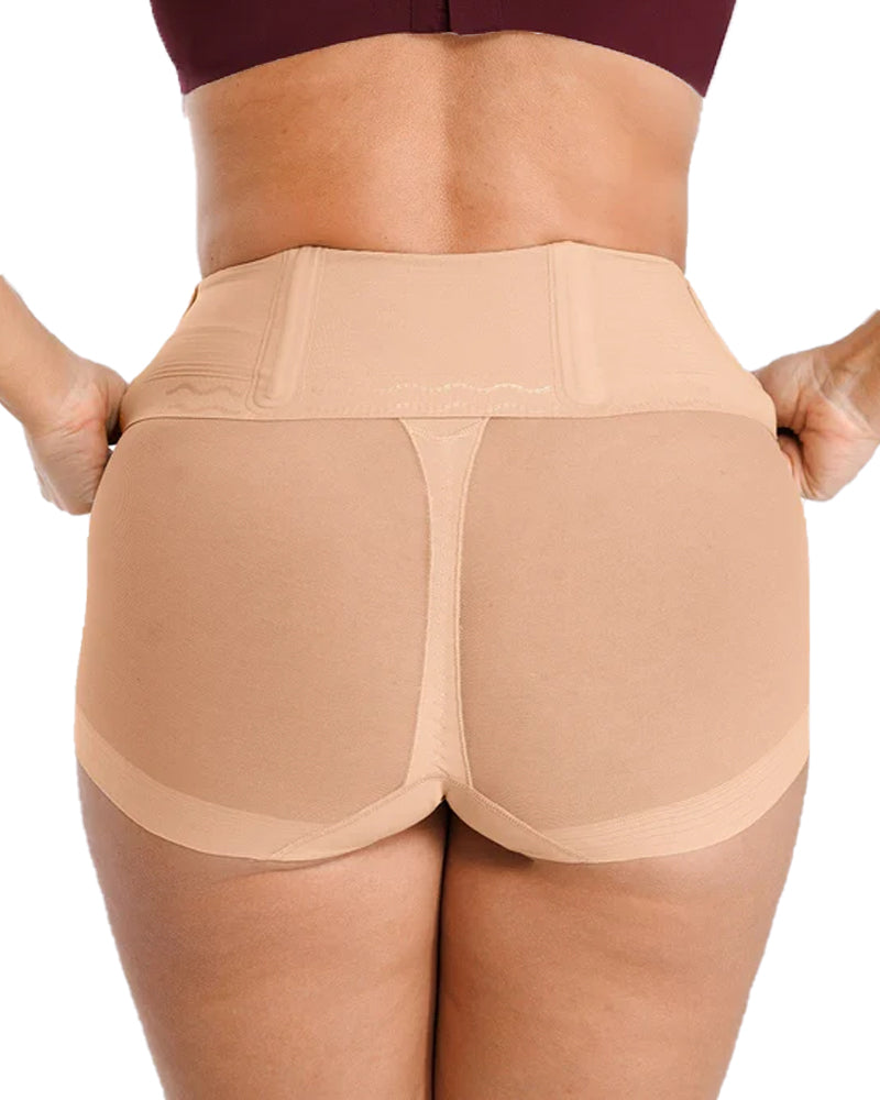 High-waisted Seamless Hip-lifting Shapewear Briefs