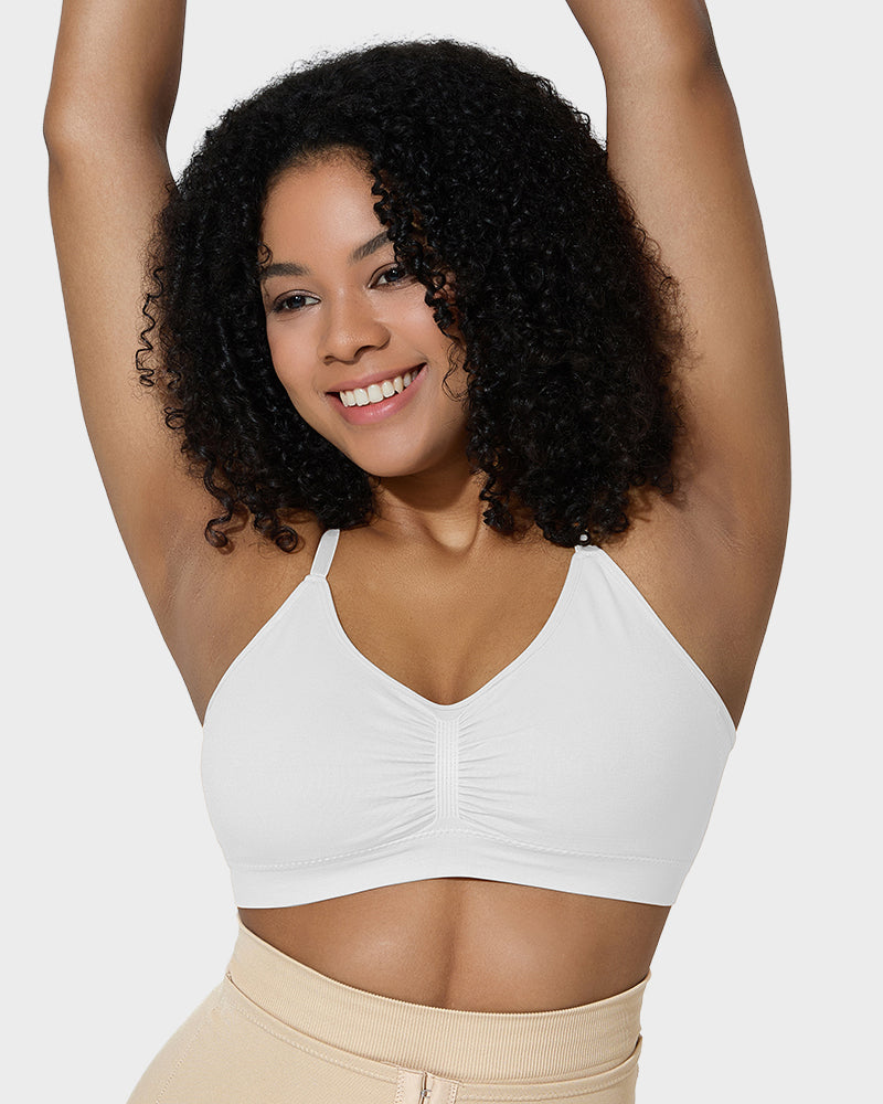 Floralshe®Full Coverage Non-Padded Wireless Sculpt Bra