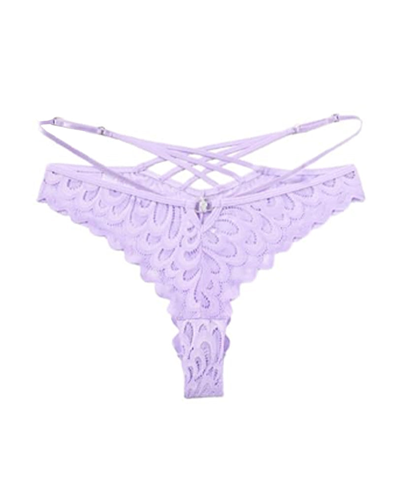 Women's Sexy Lace Cross Back Panties