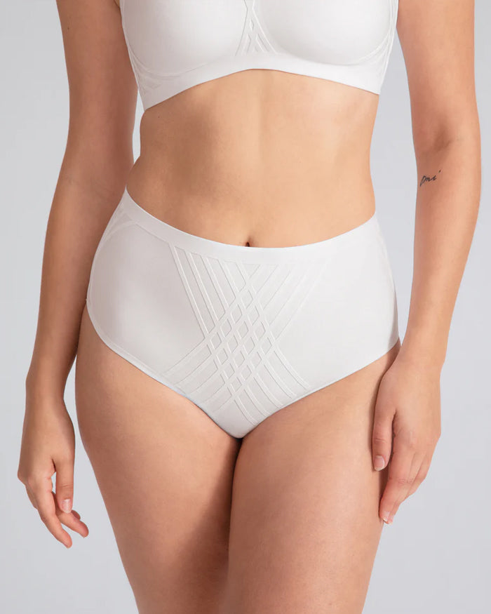 3 Pack High Waist Tummy Lifting Hip Lifting Invisible Cross Comfort Breathable Briefs