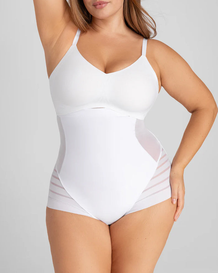 Women's High Waist Tummy Lifting Mesh Breathable Comfortable Shaping Panties