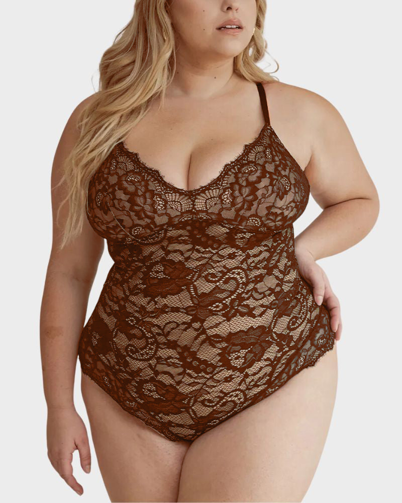 Shaping Lace Shapewear Bodysuit