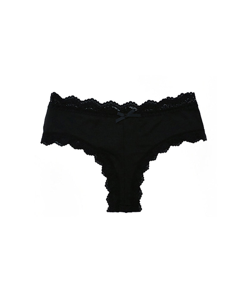 Women's Sexy Comfortable High Elastic Pure Cotton Crotch Lace Breathable Panties