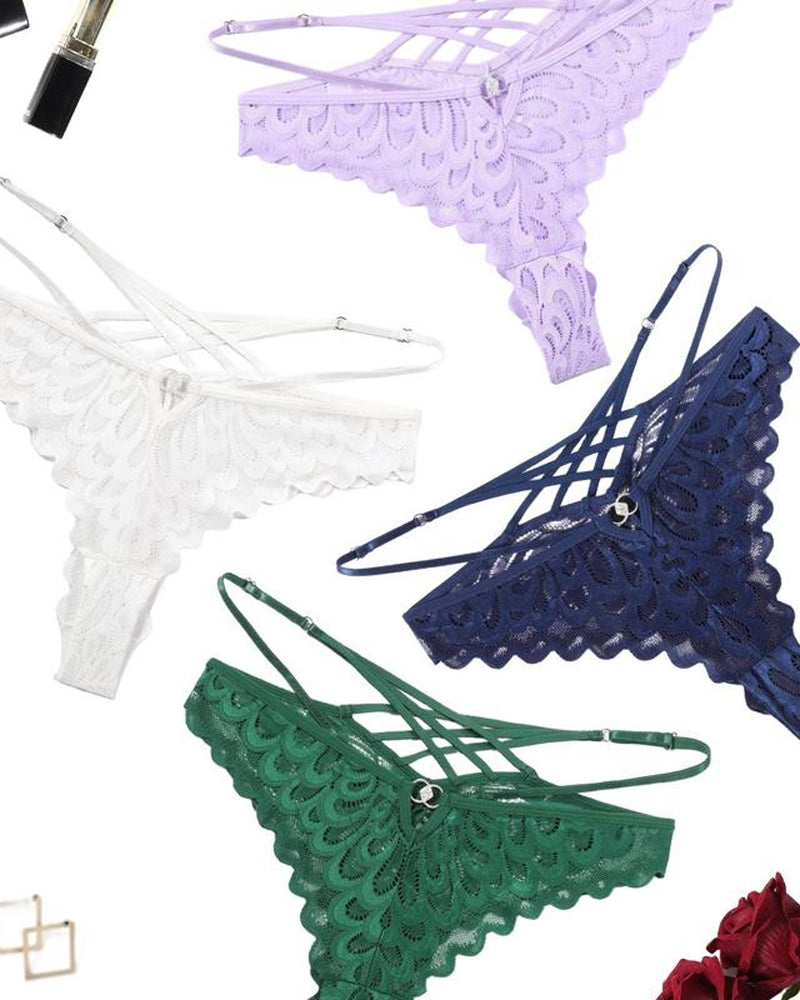 Women's Sexy Lace Cross Back Panties