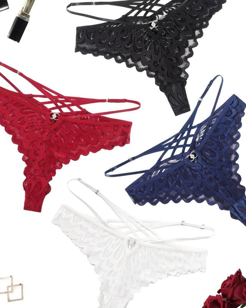Women's Sexy Lace Cross Back Panties