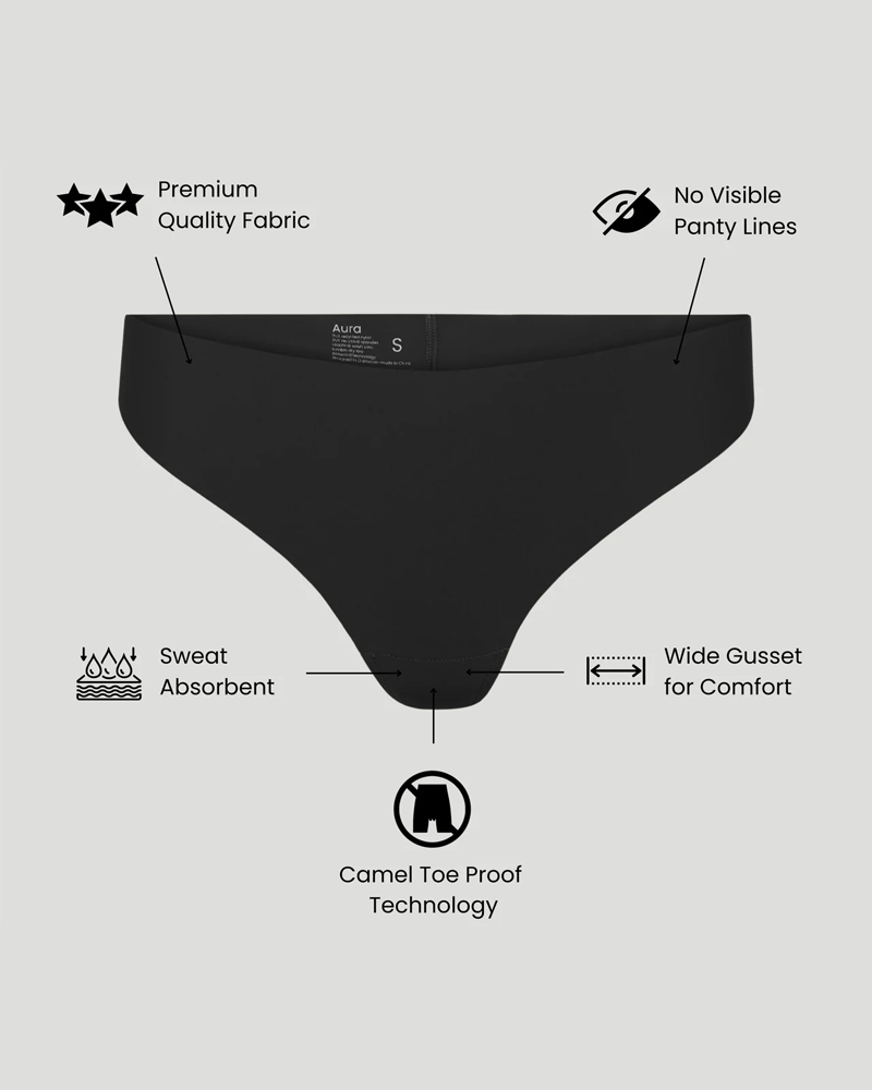Floralshe Invisible Camel Toe Thong