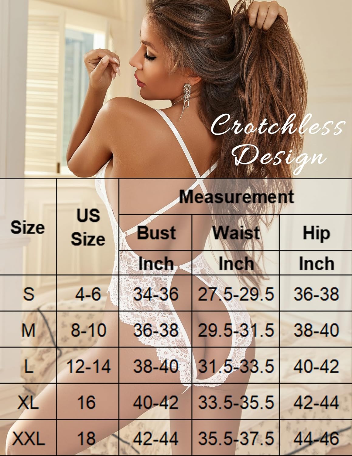 Lace Teddy One Piece Lingerie