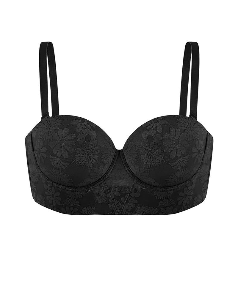 Women's Removable Adjustable Straps Full Body Support Lifting Bra