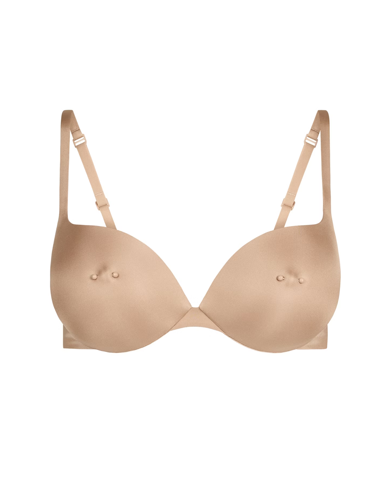 Women's Push-Up Pierced Nipple Bra