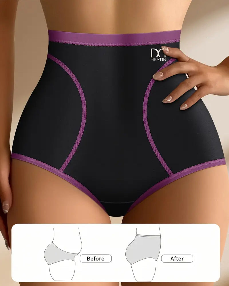 Women's Comfortable Colorblock Breathable Stretch Briefs