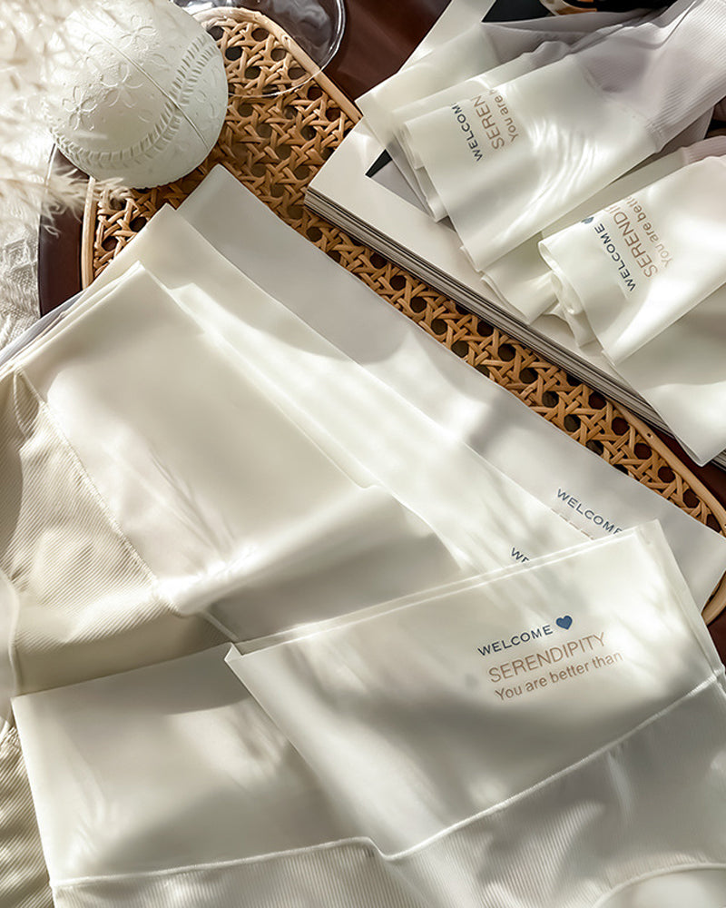 Women's High Waist Ice Silk Pure Cotton Antibacterial Crotch Seamless Underwear