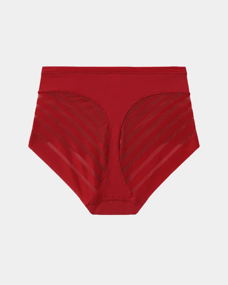 Women's High Elastic Seamless Tummy-Control Butt Lift Mesh Splicing Panties