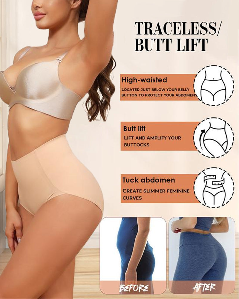 Seamless High Waist Tummy Control Breathable and Comfortable Underwear